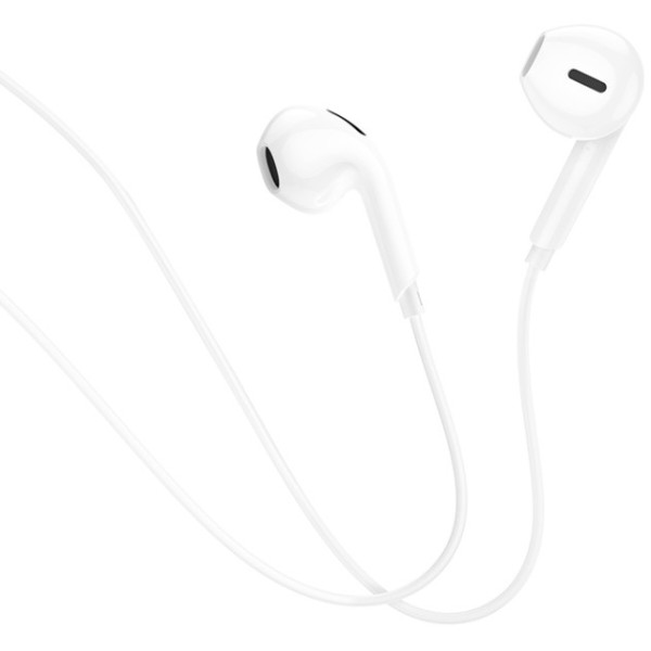 Фото - Навушники вкладиші дротові BOROFONE BM71 (3.5mm) White (6974443386646)